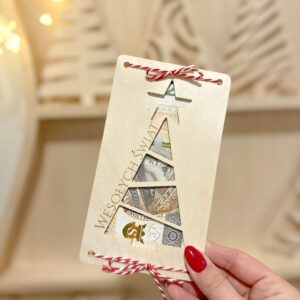 BOX na gotówkę Wesołych świąt