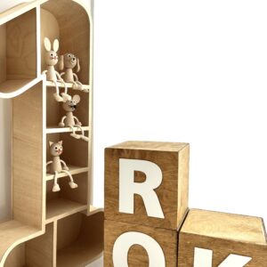 Duże kostki KOLOR do sesji z napisem ROK