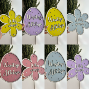 Komplet tabliczek wiosennych/wielkanocnych