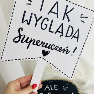 Tabliczka do sesji Tak wygląda
