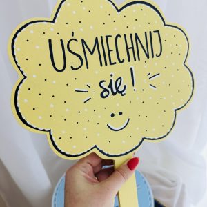 Tabliczka do sesji  Uśmiechnij się