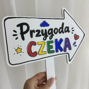 Tabliczka Przygoda Czeka
