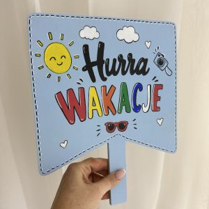 Tabliczka  Hura wakacje